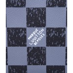 Louis Vuitton's Trio Messenger Bag is made of cowhide with Damier checkerboard pattern